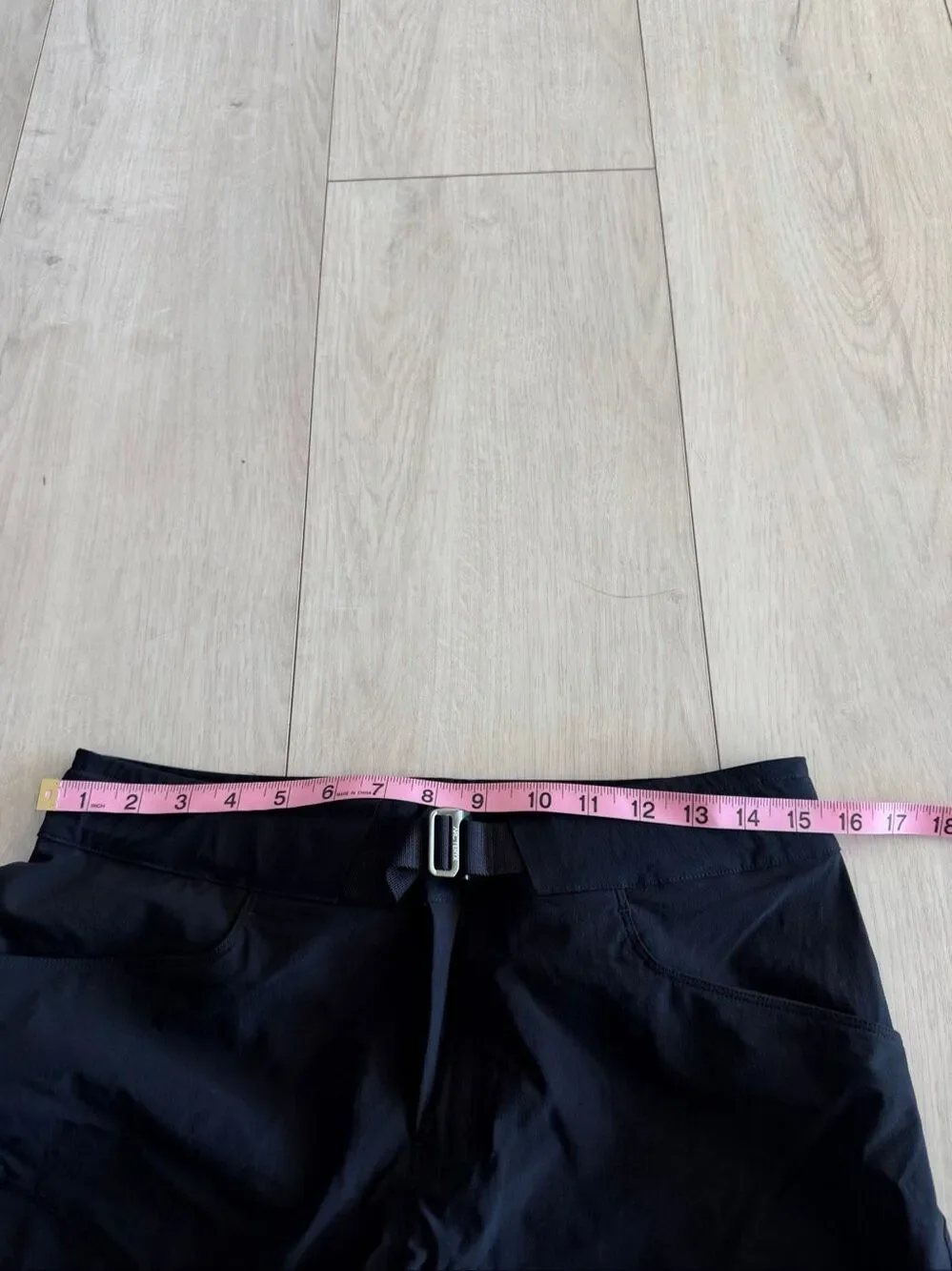 Arc'teryx Palisade Belted Hiking Shorts Mens 30 Black